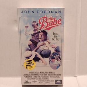 The Babe (VHS, 1992)-PG-MCA Universal-Biography-John Goodman-Sealed-NEW
